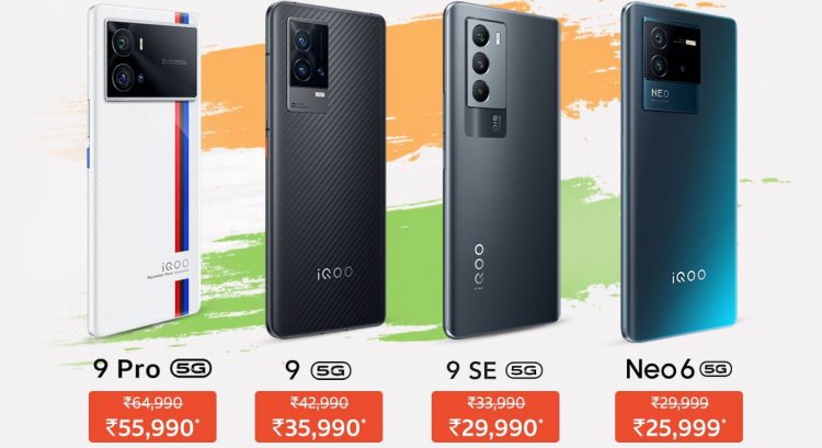 Amazon Great Freedom Festival Sale 2022: iQOO Neo 6 5G, iQOO 9 SE, iQOO 9 Series Get Offers